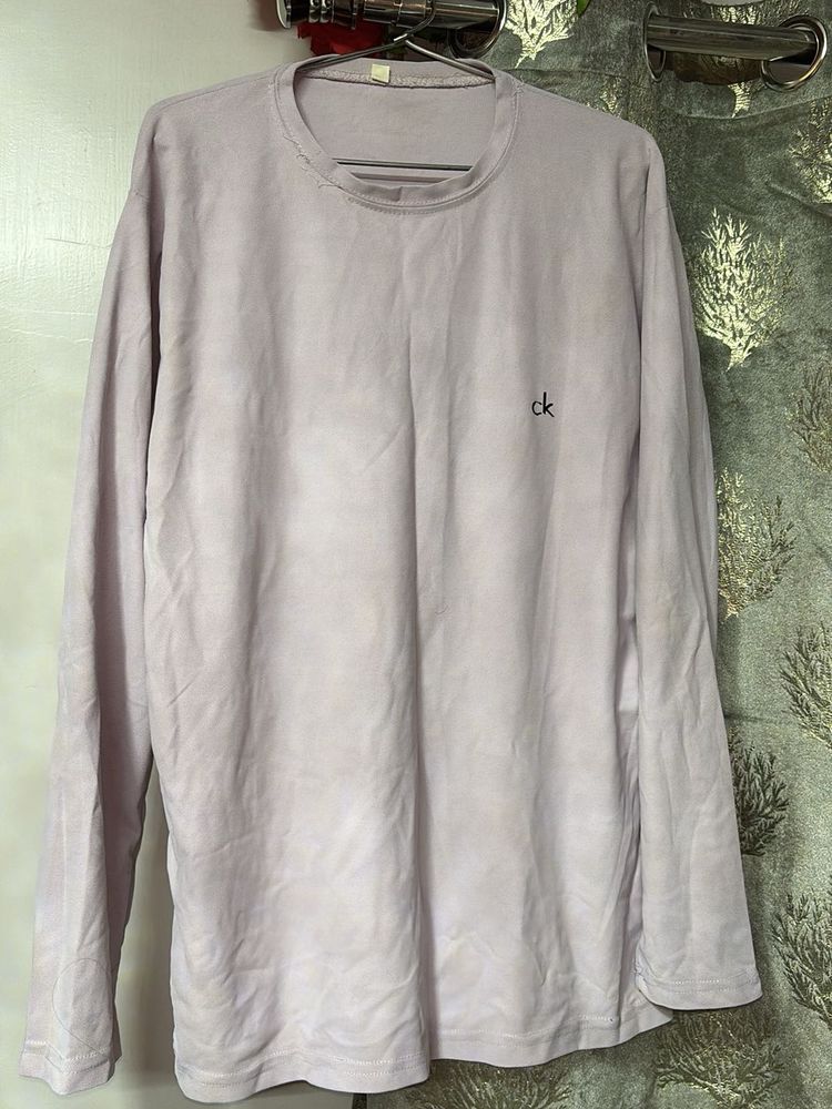 Calvin Klein Pastel Lavender Long Sleeve