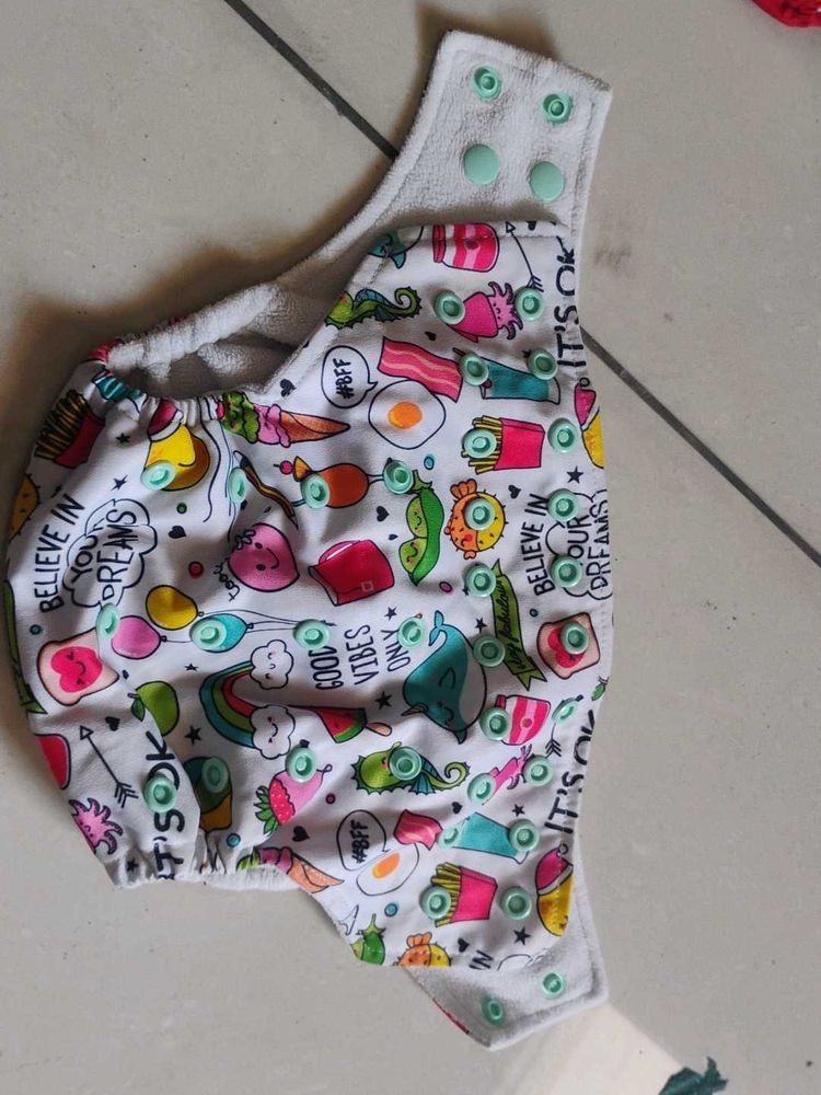 Cute Reusable Baby Diaper Cover