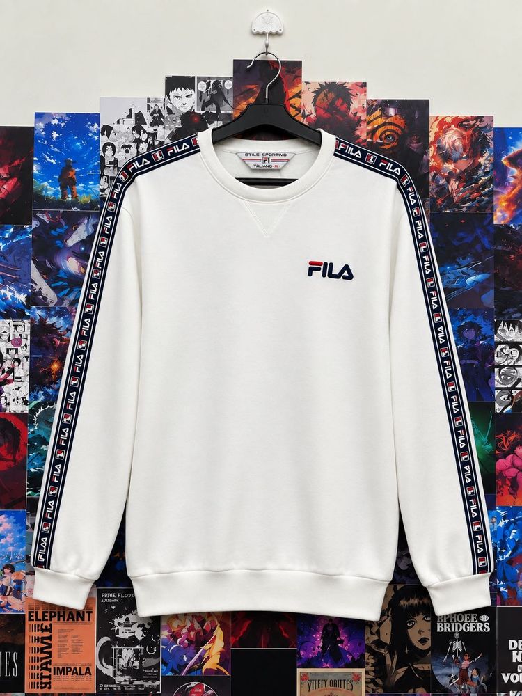 Fila White Crewneck Sweatshirt