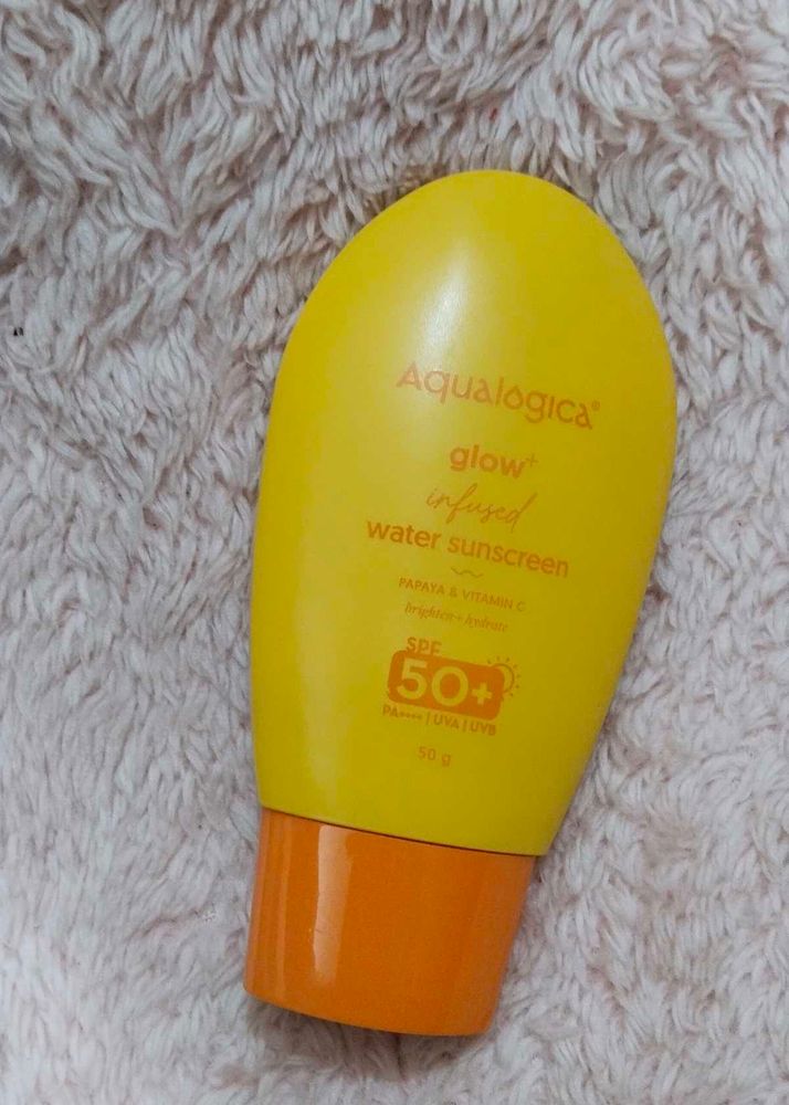 Aqualogica Glow Sunscreen SPF 50+ ☀️💕