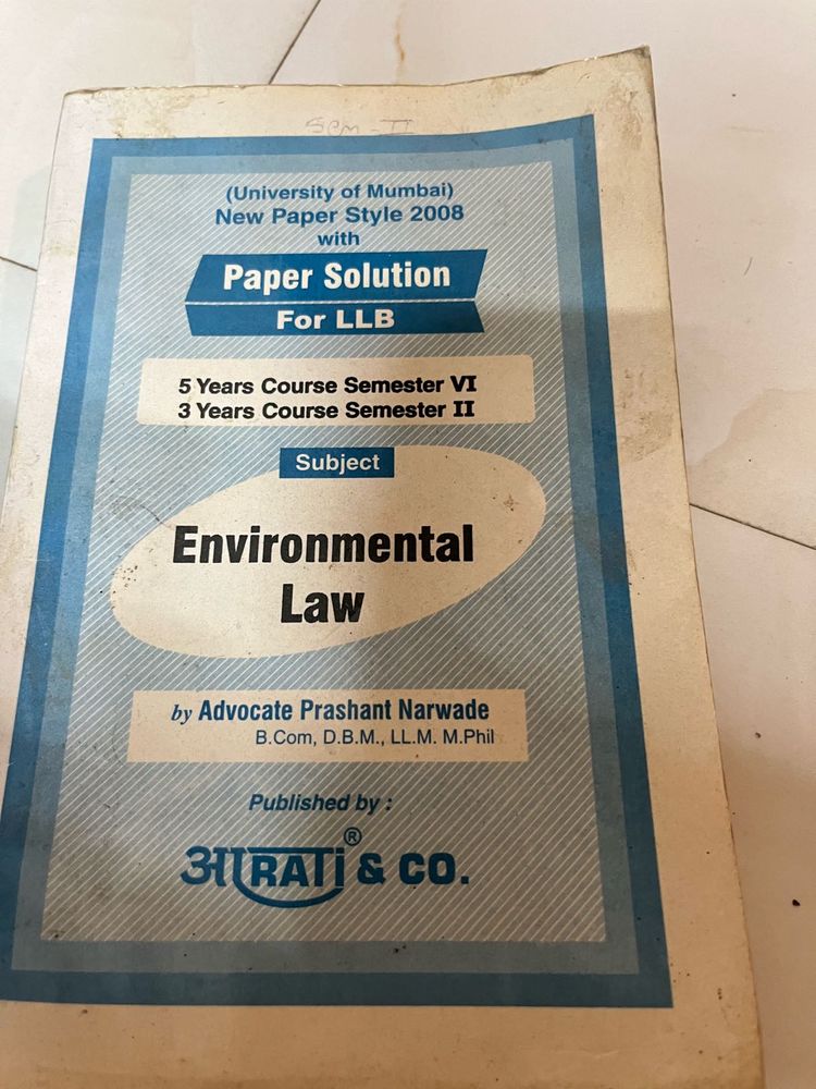 Environmental Law - LLB Book