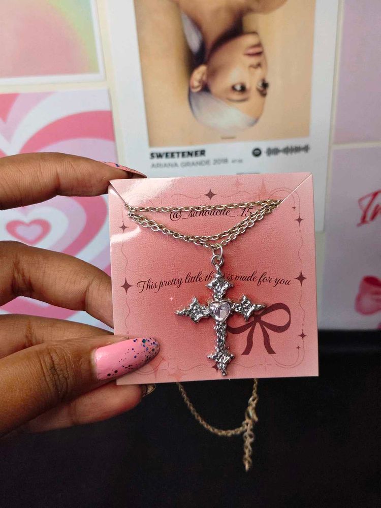 Sparkling Cross Necklace