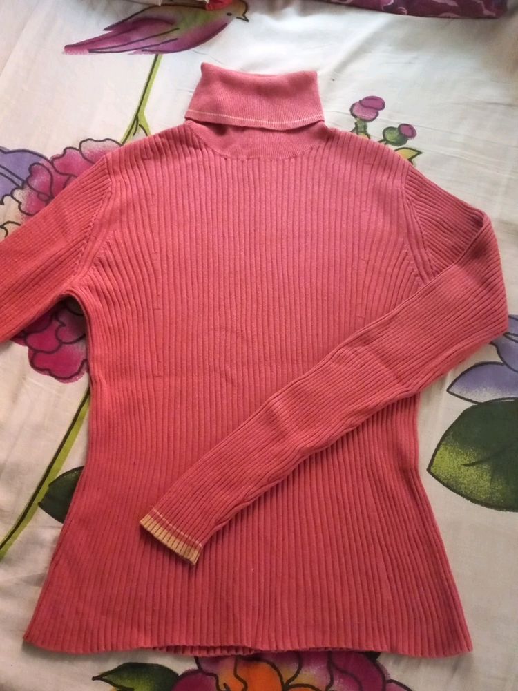Blush Pink High Neck Skivi