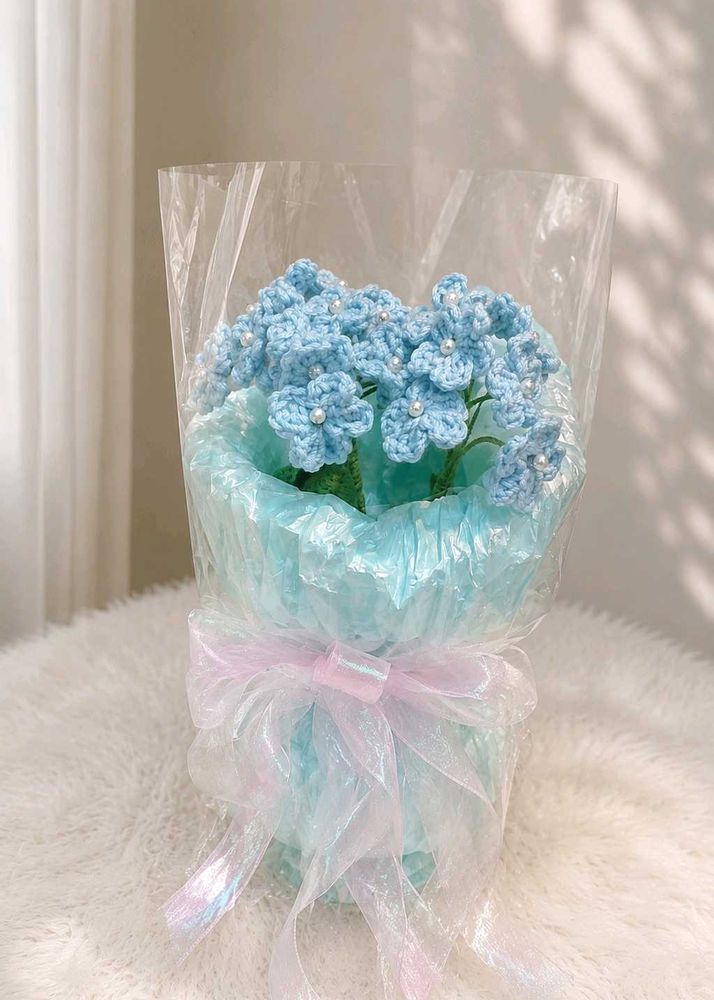 Handmade Crochet Flower Bouquet