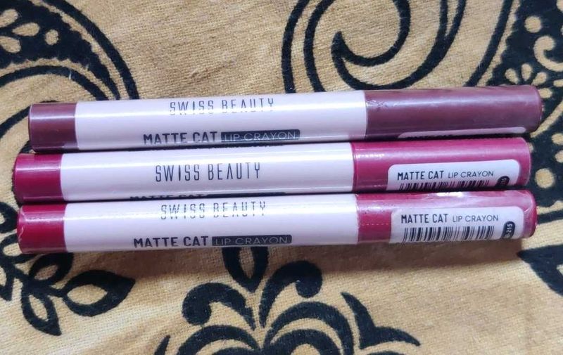 Swiss Beauty Matte Lip Crayons