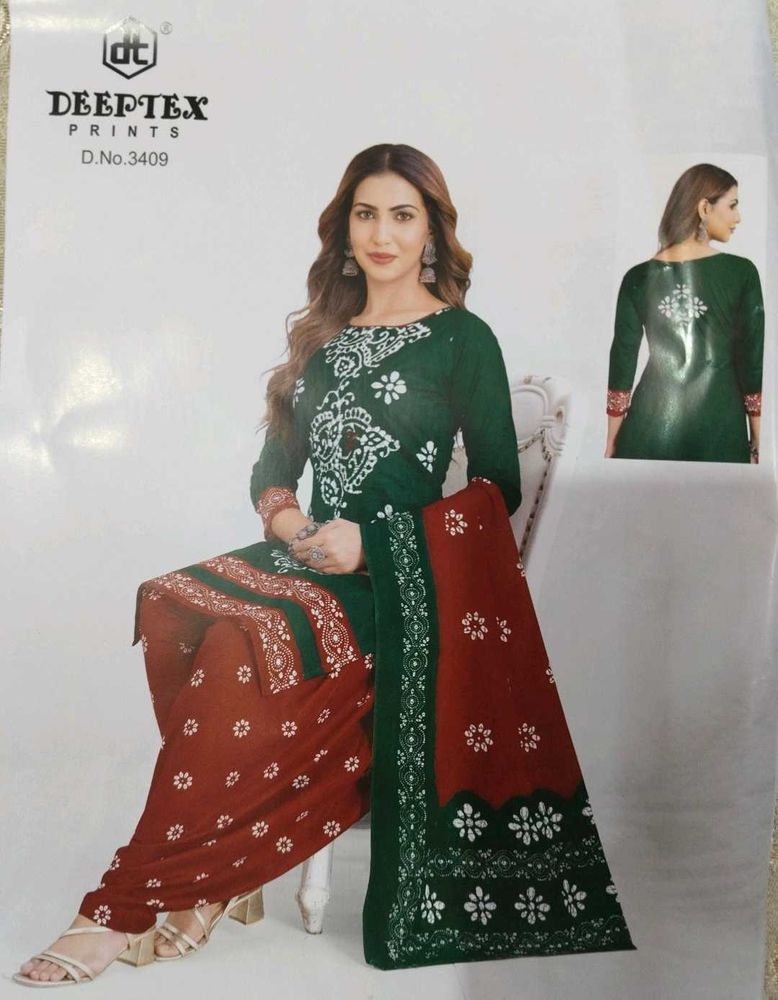 Green &amp; Maroon Designer Suit
