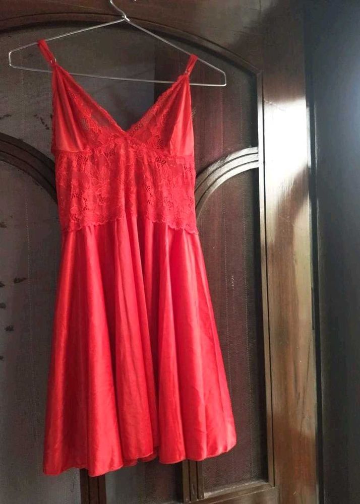 Red Lace nightdress