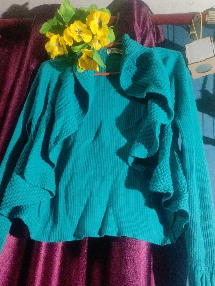 Sea Green Top