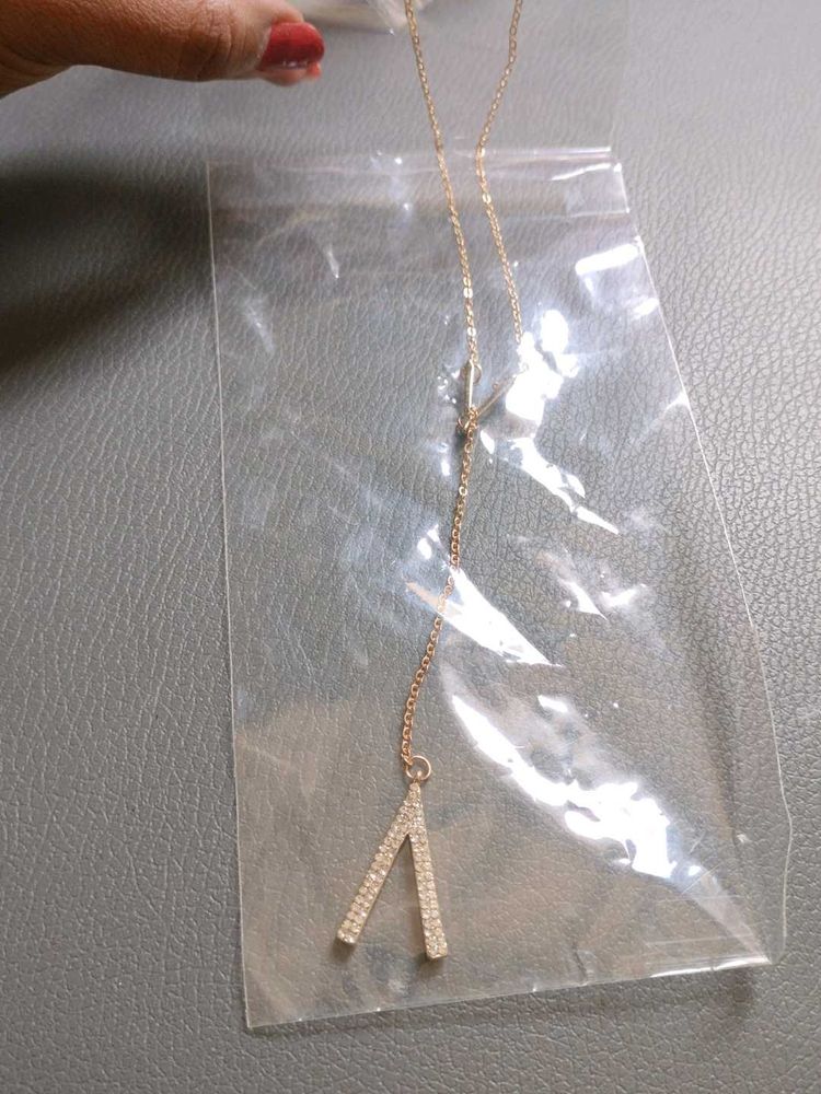 Letter 'V' Necklace