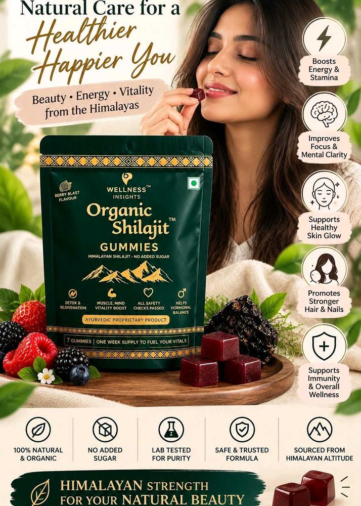 Organic Shilajit Gummies for Health