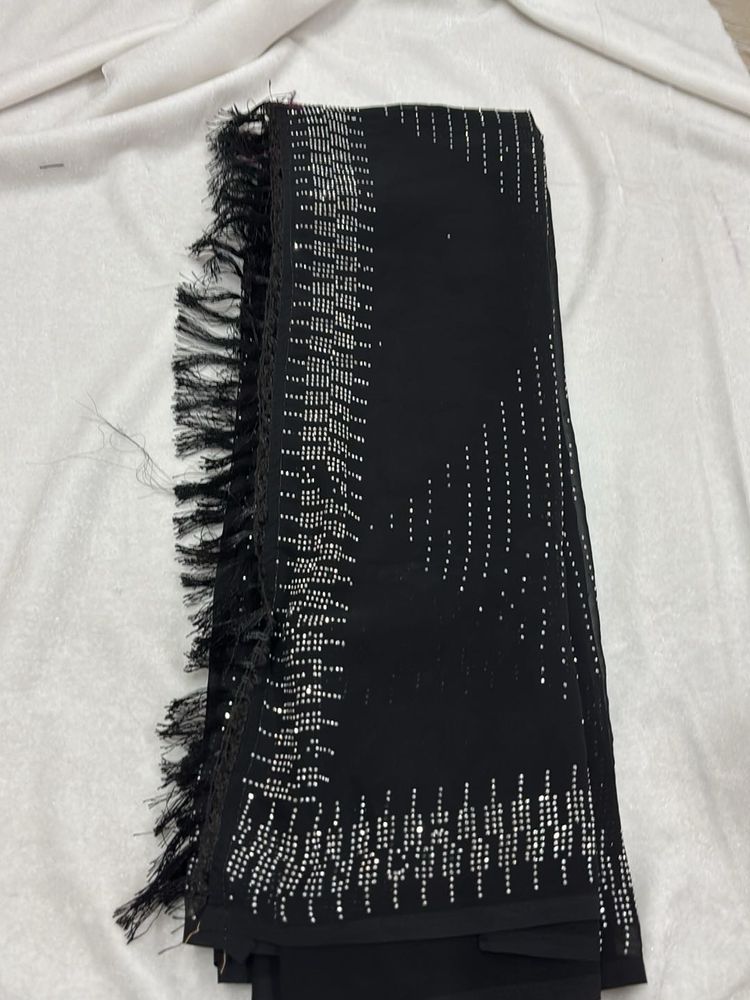 Elegant Black Saree