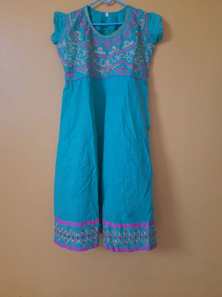 Anarkali Kurta With Embroidery Work