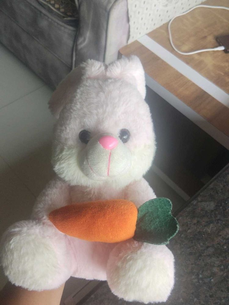 Cute Pink Bunny Stuffed Toy