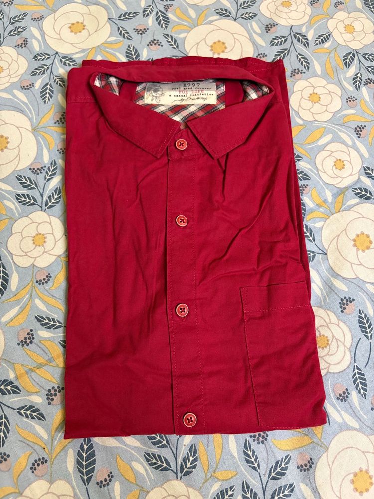 Classic Red Men's Shirt