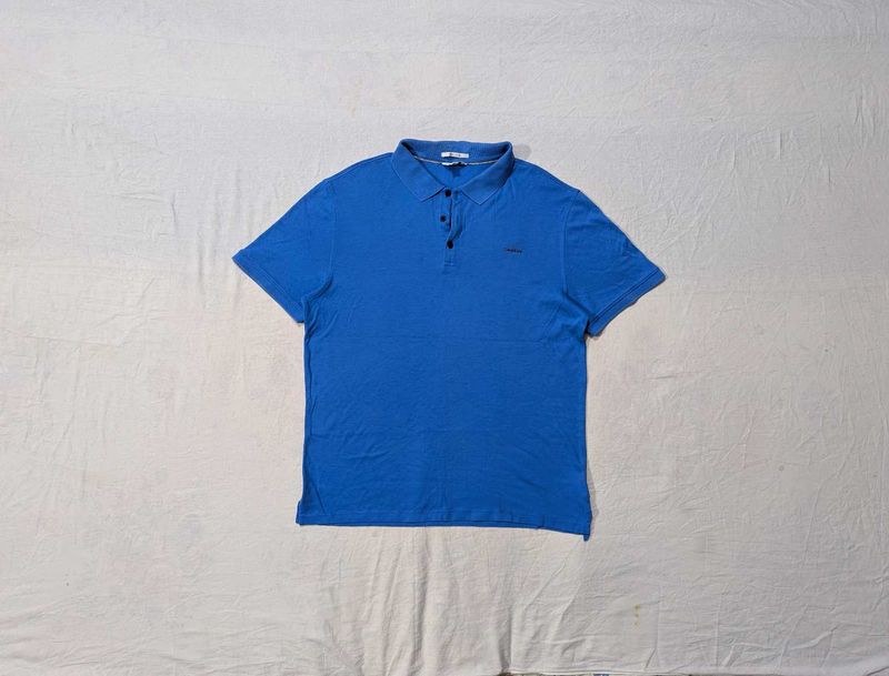 Calvin Klein Men's Blue Polo T-Shirt