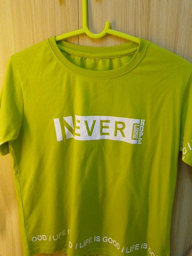 Lime Green Graphic T-shirt