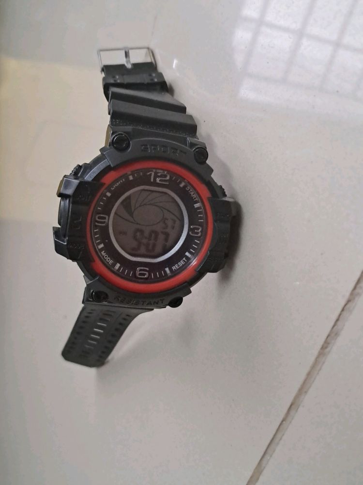 Sport - Digital, Water Resistant Men's Watch With