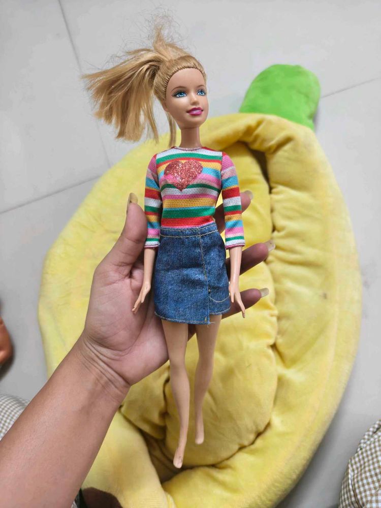 Barbie Doll with Rainbow Top