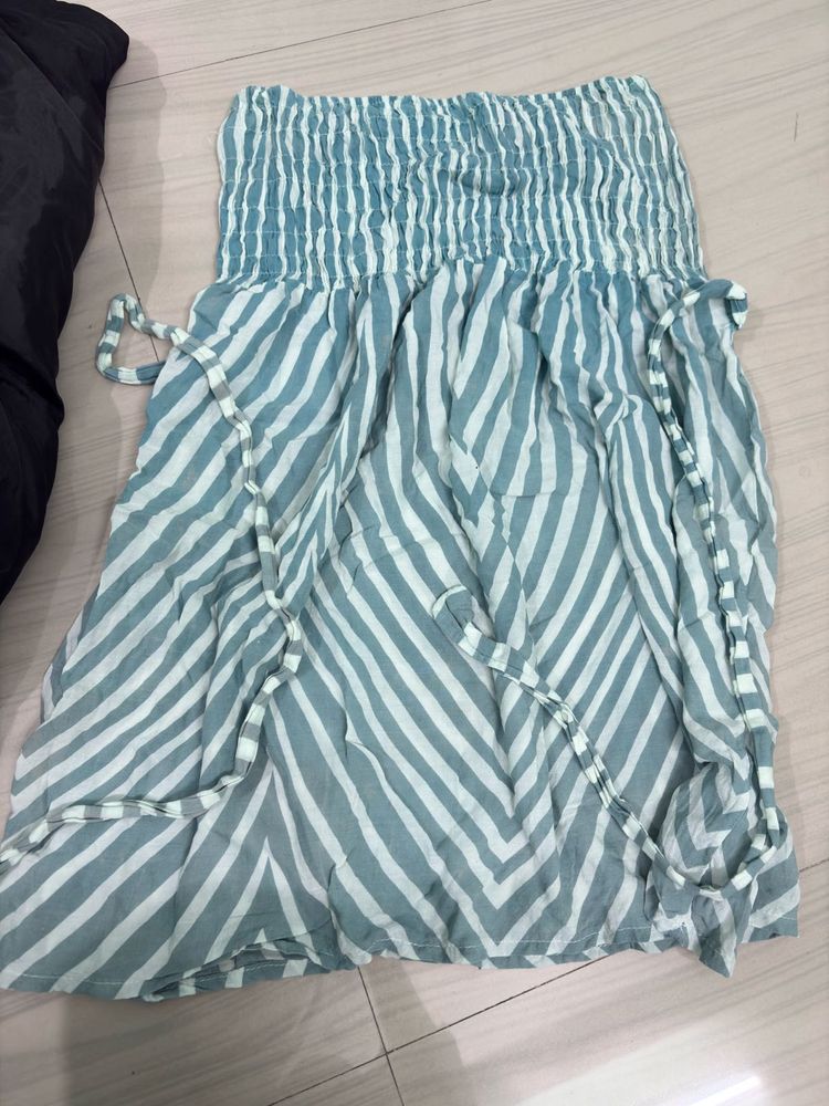 Striped Mini tube dress