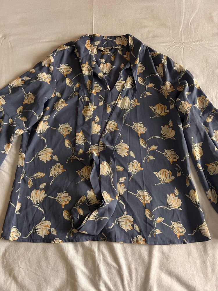 Latin Quarters- Tie- Up Formal Top