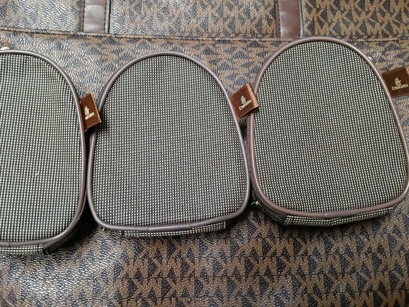 Emirates Amenity Pouches Set Of 3