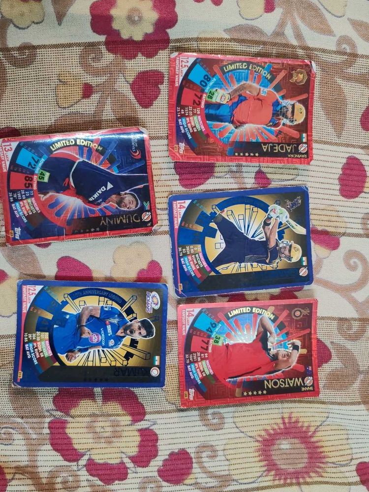 Limited Edition Cricket Player Cards