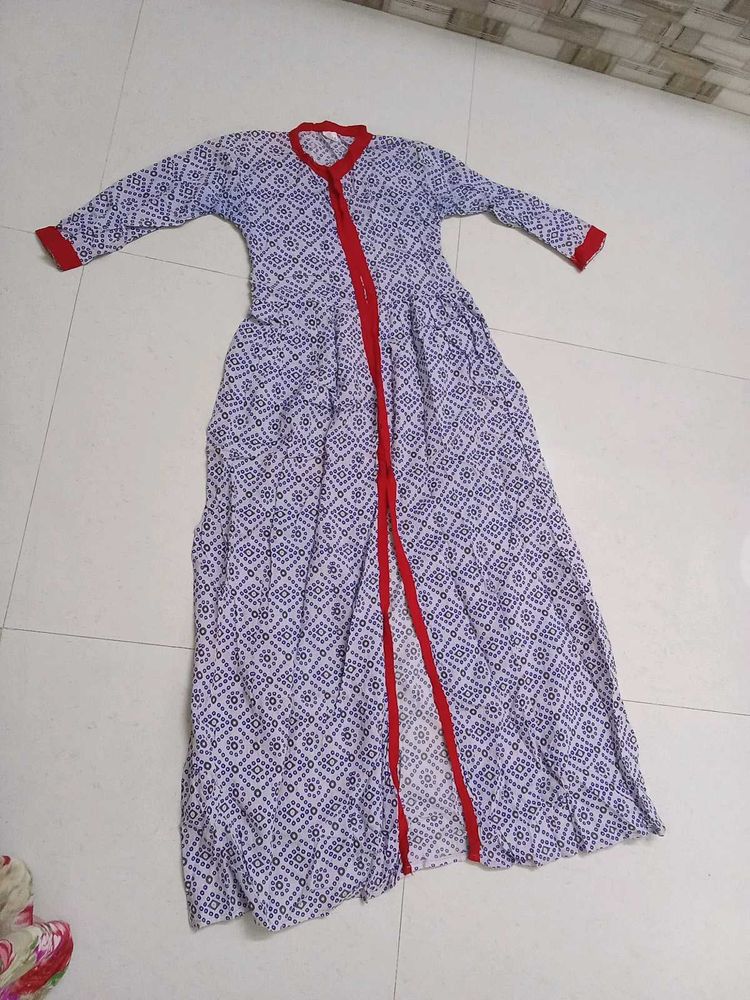 Long Stylish Pure Cotton Kurta