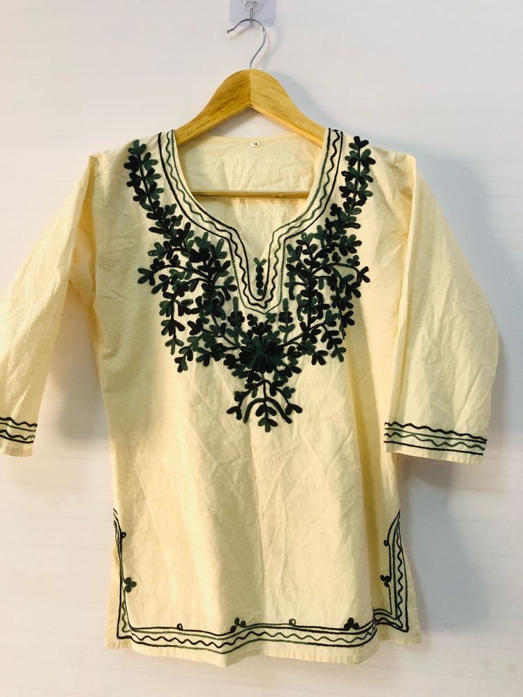 Embroidered Short Kurta