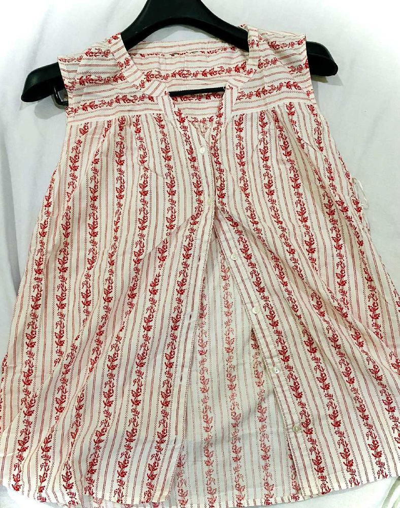 Striped Sleeveless Top