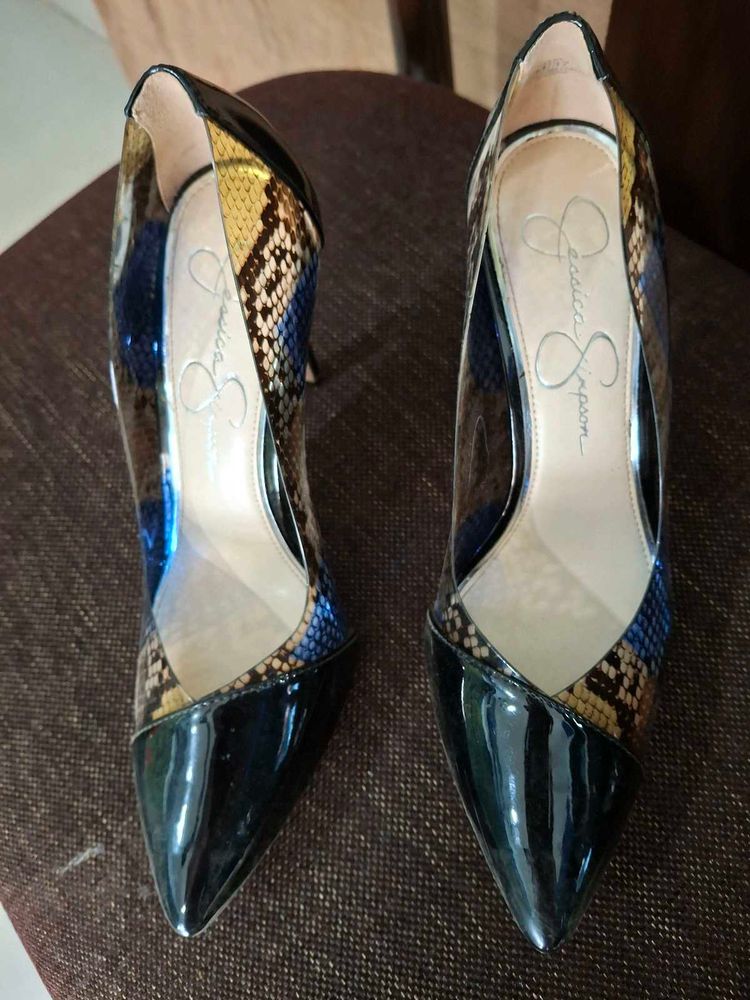 Jessica Simpson Snakeskin Heels