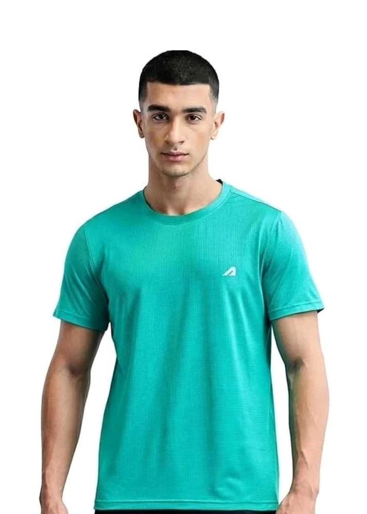 BOLDfit Men's Green Athletic T-Shirt