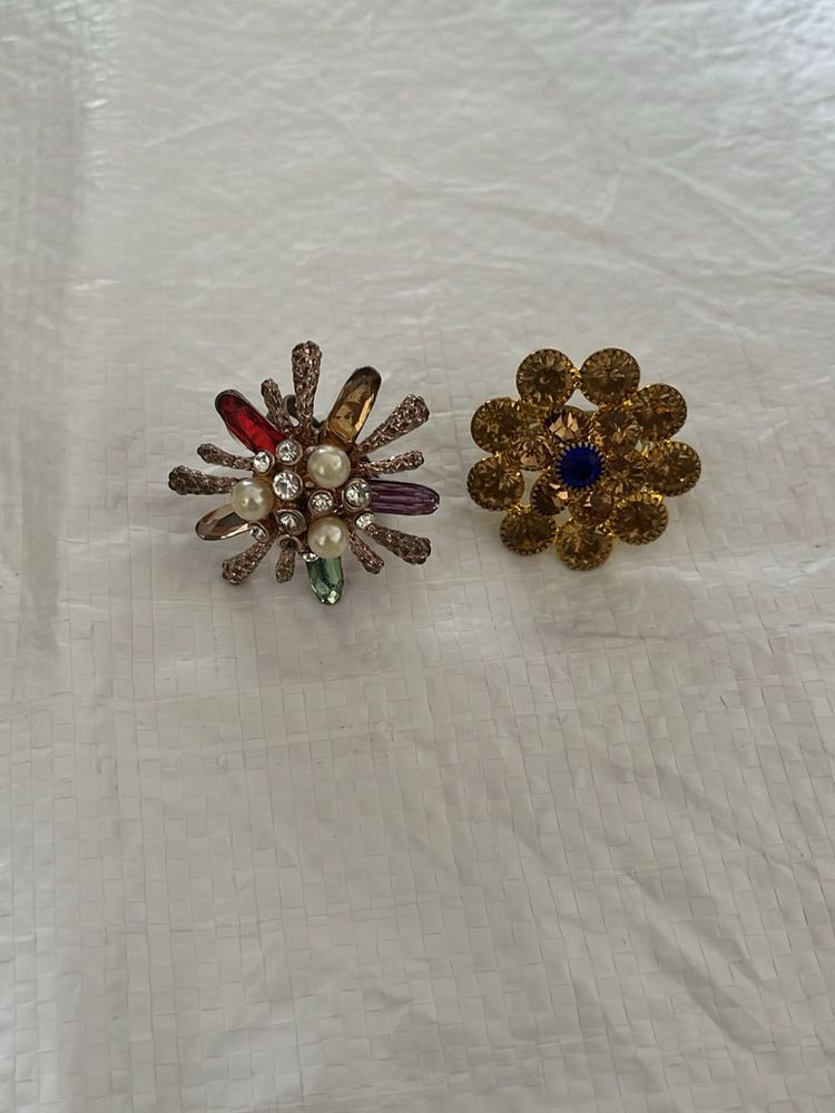 Statement Flower Cocktail Ring