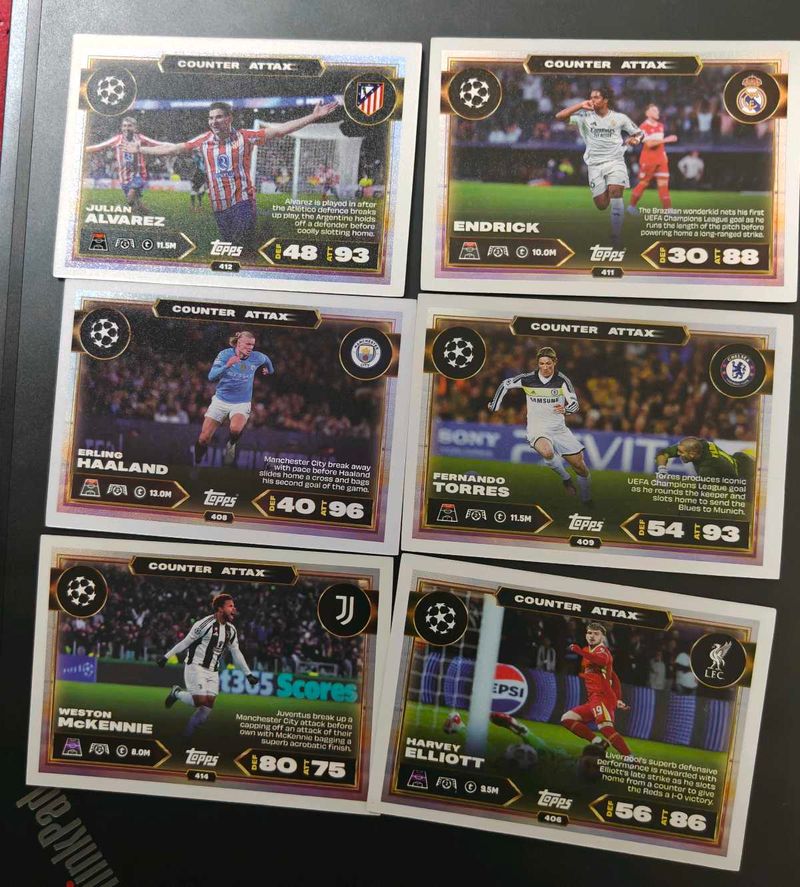 Match Attax Counter Attack Card Set