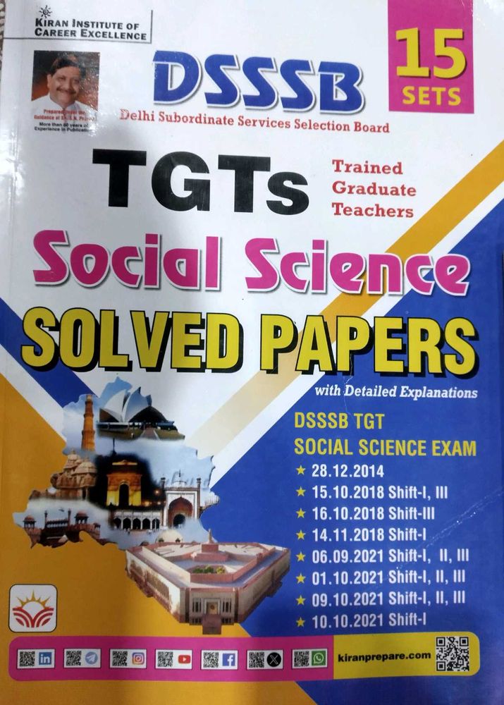 Kiran DSSSB TGT Social Science SST Solved papers