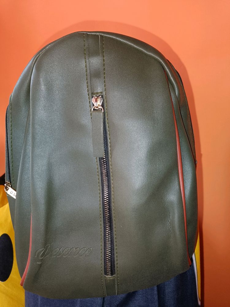 Olive Green Backpack