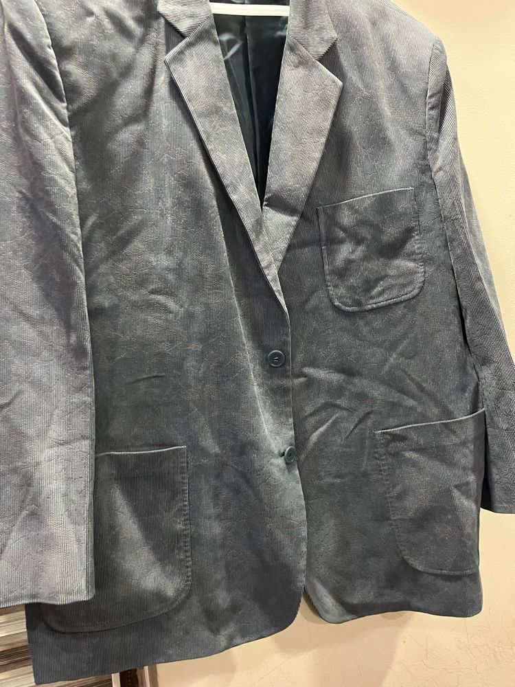 men’s grey blazor