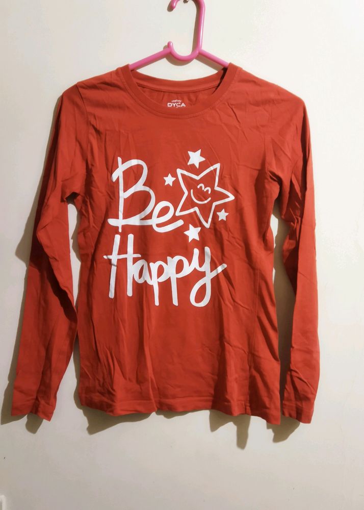 Red T-shirt For Girls