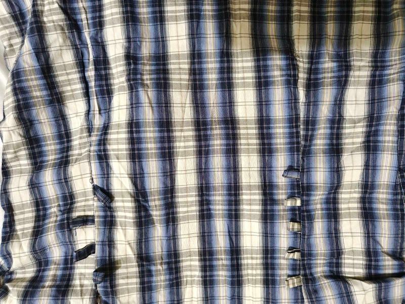 women's deep neck corset Plaid Shirt