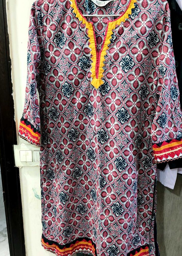 Biba Print Kurta