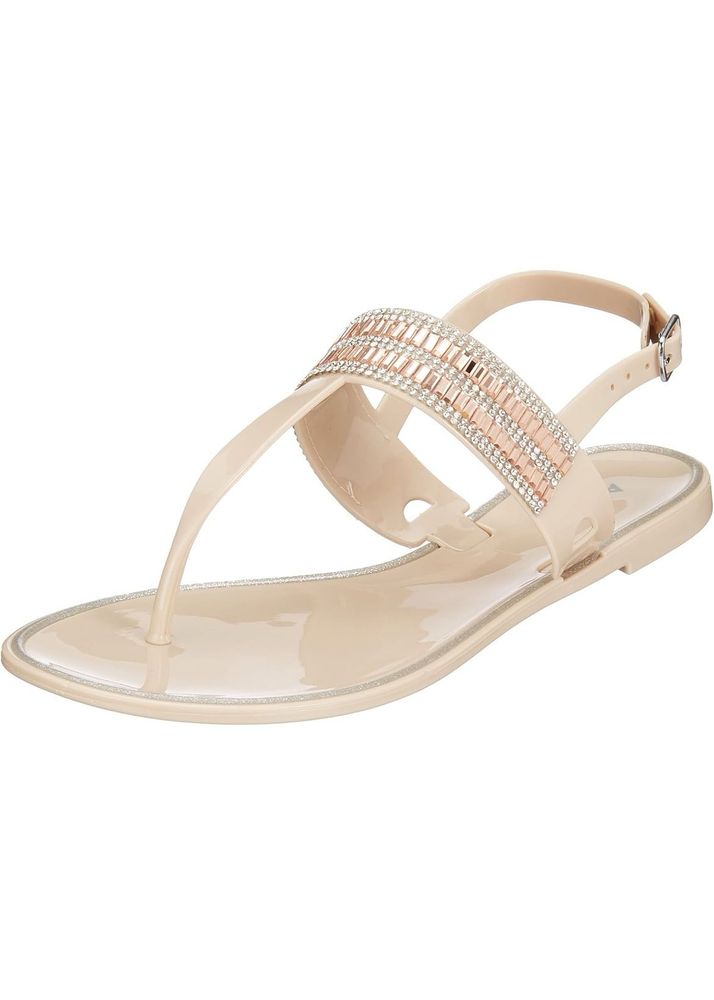 🇨🇦 ALDO Rhinestone Embellished Thong Sandals