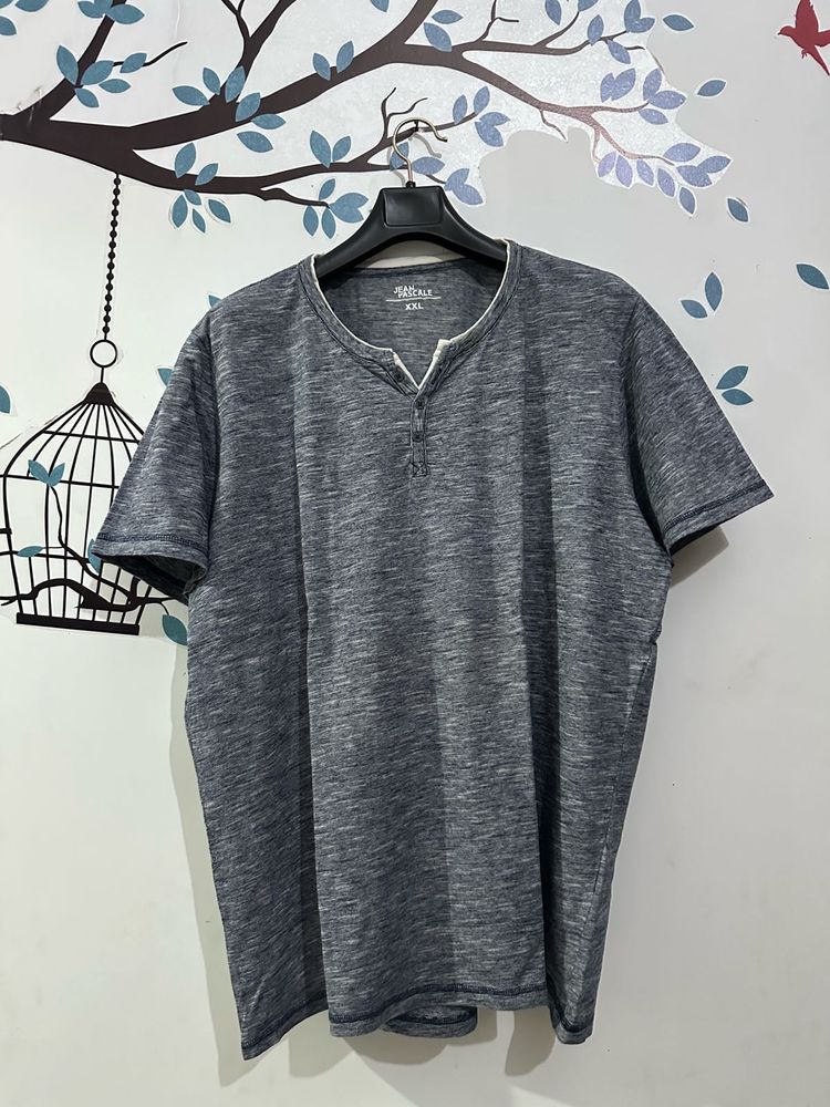Men's Henley Neck T-Shirt 🇩🇪
