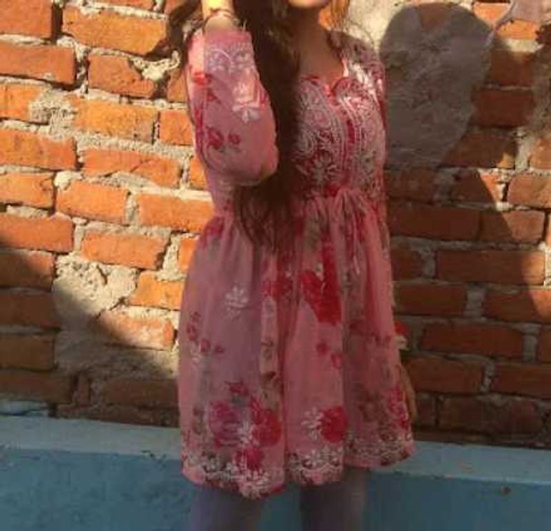 Beautiful Pink Floral Top