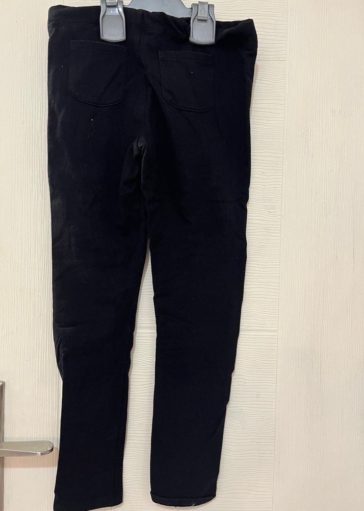 H&amp;M Black Trousers UK 9-10