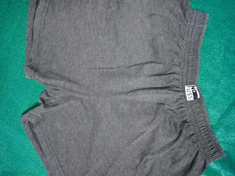 Comfortable Grey Lounge Shorts