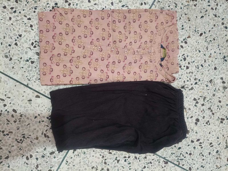 kurti with lagging