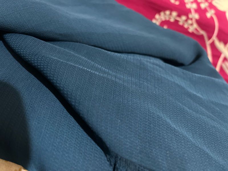 Elegant teal Blue Fabric Piece