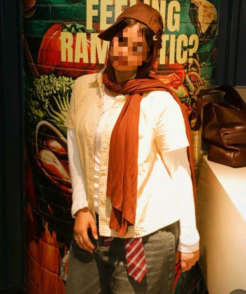 BROWN JERSEY HIJAB