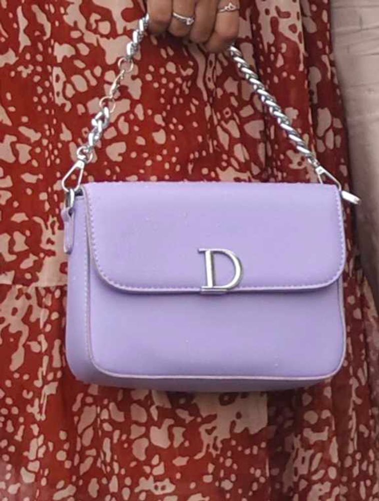 Cute Pastel Purple Sling Bag