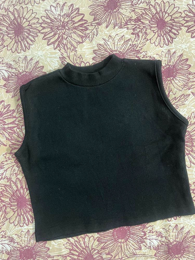 High Neck Crop top