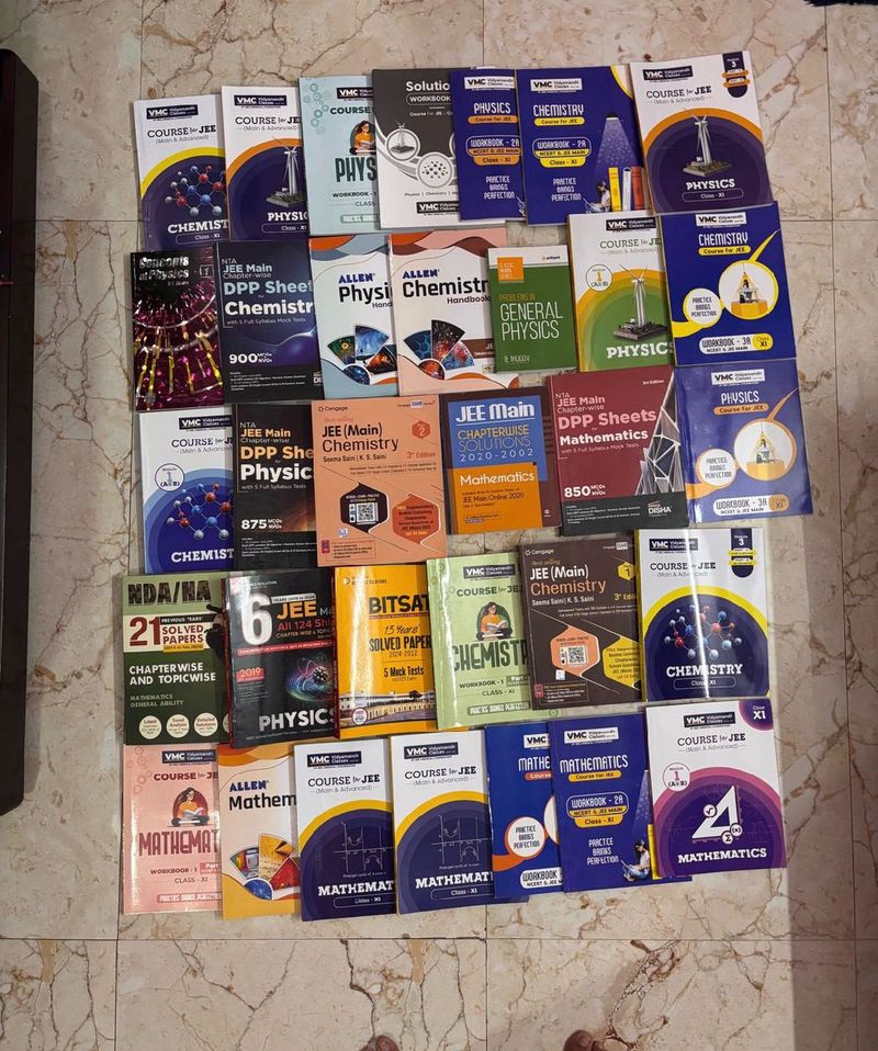 JEE, BITSAT, NDA BOOK (VMC INCLUDED)